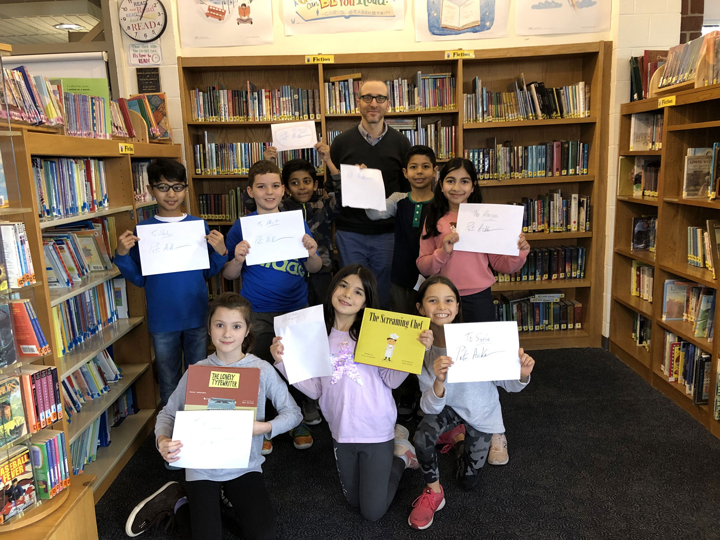 Author Peter Ackerman Visits the Lower School