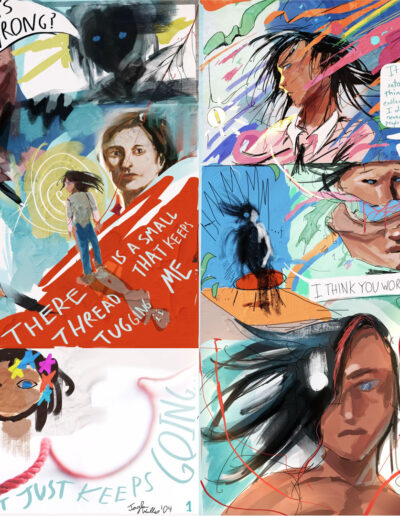 Jayla Willis '24 Gold Key Comic Art